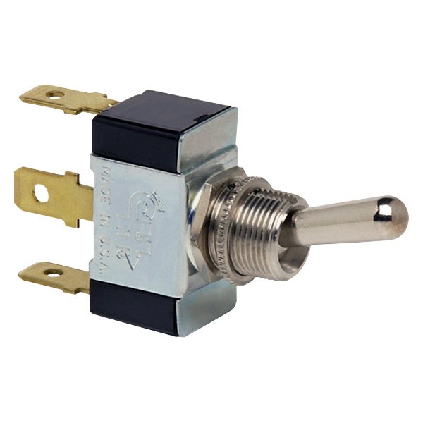 Cole Hersee® - Standard Heavy Duty SPDT On/Off/On Silver Toggle Switch