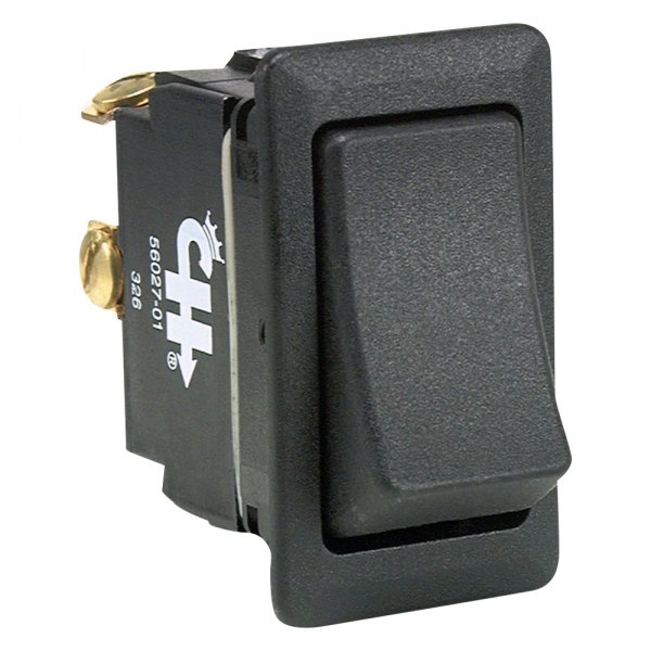 Cole Hersee® - SPST On/Off Black Rocker Switch