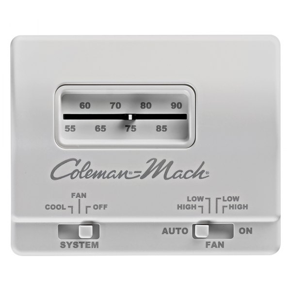 Coleman-Mach® 7330F3361 - White Analog Thermostat - CAMPERiD.com