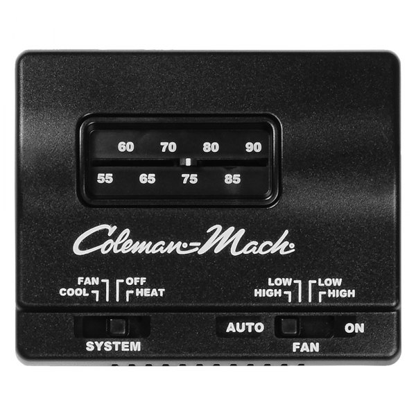 Coleman-Mach® - Black Analog Thermostat