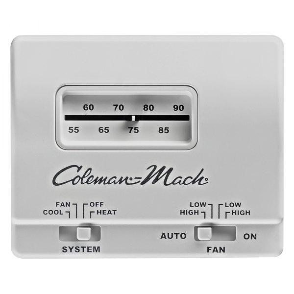 Coleman-Mach® - White Analog Thermostat