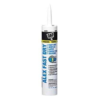 DAP® - Alex Fast Dry™ 10 oz. Latex with Silicone Non-Sag White Sealant