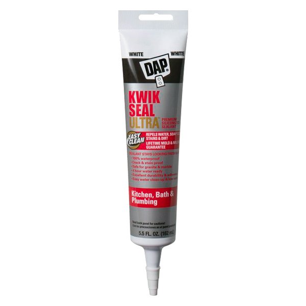 DAP® - Kwik Seal Ultra™ 5.5 oz. Silicone White Premium Sealant