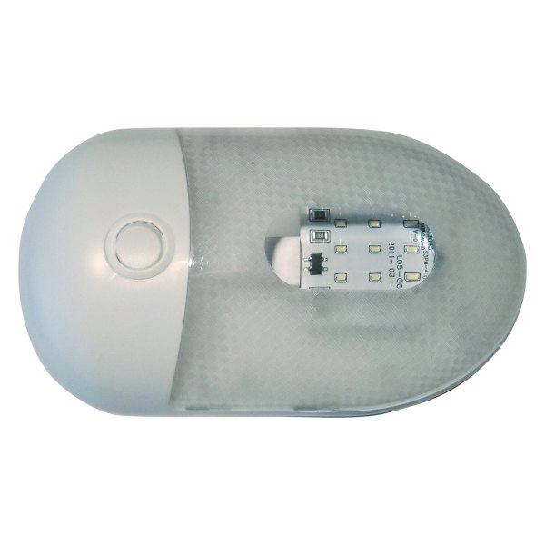 Diamond Group® - Oblong 175 lm Surface Mount LED Single Bulb Overhead Light with Switch (7.5"L x 4.3"W x 1.8"D)