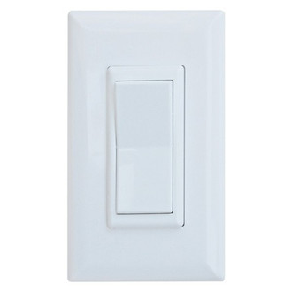 Diamond Group® - Single DPST On/Off White Decor Lighting Switch
