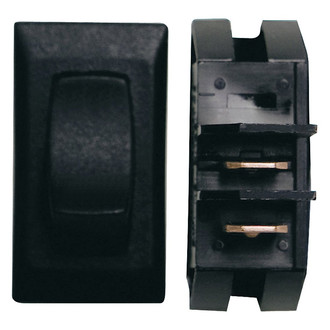 Diamond Group® - Single SPST On/Off Rectangular Black Multi Purpose Switch