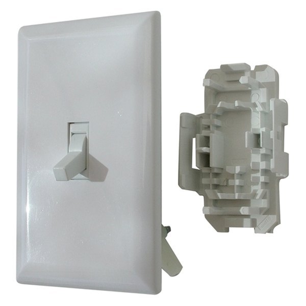 Diamond Group® - Speed Box™ Single DPST On/Off White Lighting Switch