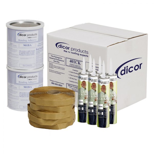 Dicor® - DiFlex II™ Tan Repair Kit for EPDM Rubber/TPO Roof