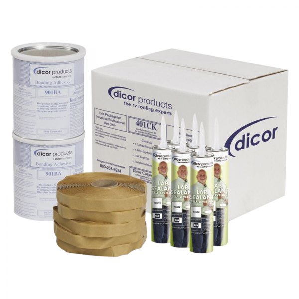 Dicor® - DiFlex II™ White Repair Kit for EPDM Rubber/TPO Roof