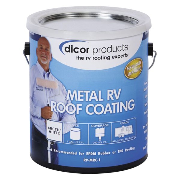 Dicor® - 128 oz. Elastomeric Polymer Arctic White Roof Coating