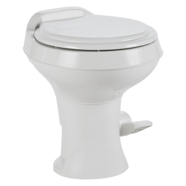 Dometic RV® - 300 Series White Low Built-In Toilet