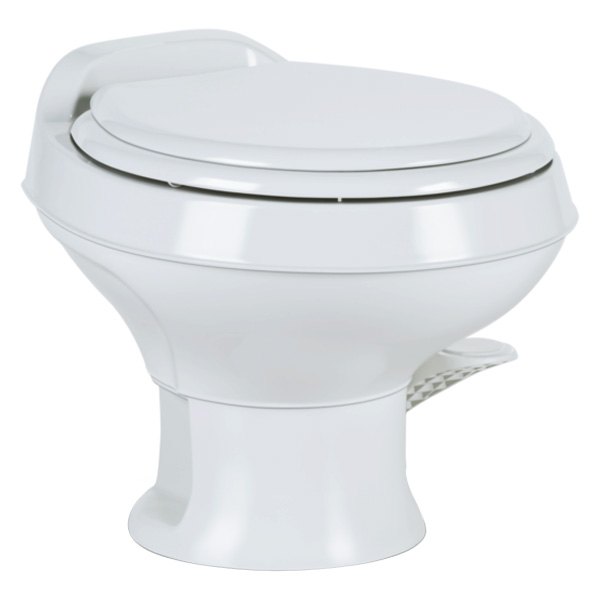 Dometic RV® - 301-SS Series White Low Profile Toilet