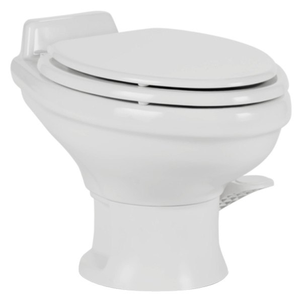 Dometic RV® - 321 Series White Ceramic Built-In Toilet