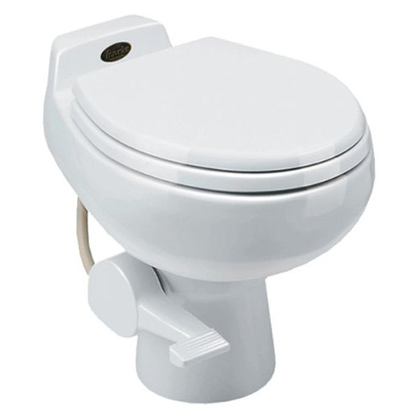 Dometic RV® - Traveler 510 Plus White Ceramic Built-In Toilet