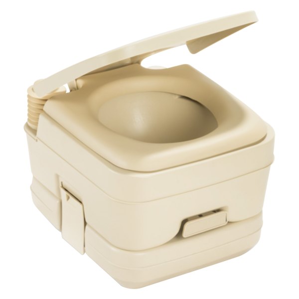 Dometic RV® - Sanipottie 964 Model Parchment White ABS Plastic Portable Toilet (2.6 gal) with MSD Fitting