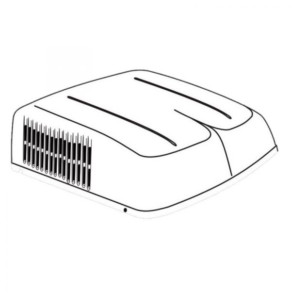 Dometic RV® - Polar White Replacement Shroud for Brisk™ RV Air Conditioners