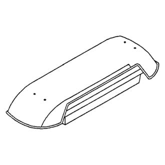 Dometic RV® - 24"L x 6"W Refrigerator Roof Vent Cover