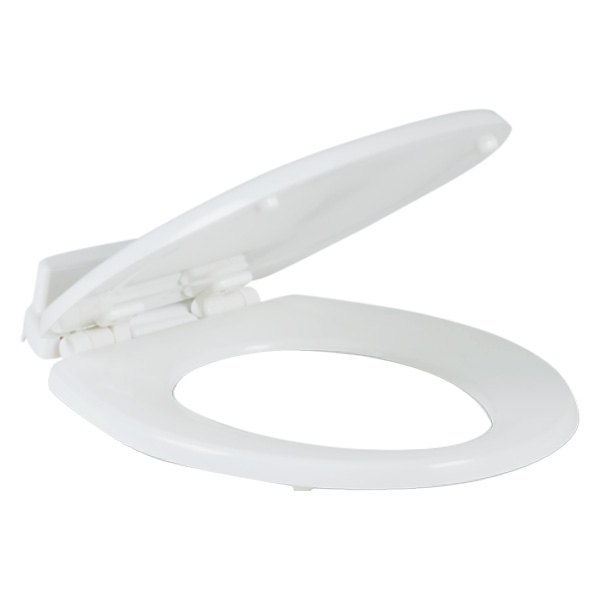 Dometic RV® - White Wood Slow Closer Toilet Seat for 310 Model Toilets