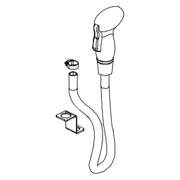 Dometic RV® 385319054 White Toilet Vacuum Breaker