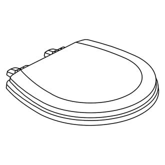 Dometic RV® - Bone Wood Toilet Seat for 910, 911 Models Toilets