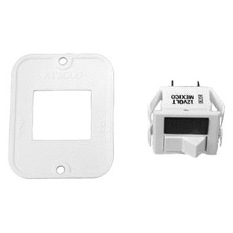 Dometic RV® - 12V White Single Water Heater Switch for Dometic Electronic Ignition Models