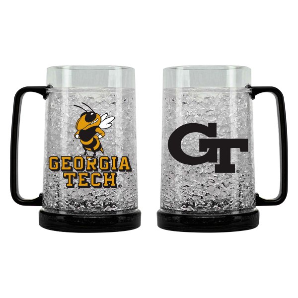 NCAA Georgia Tech Yellow Jackets 16oz Crystal Freezer Mug 
