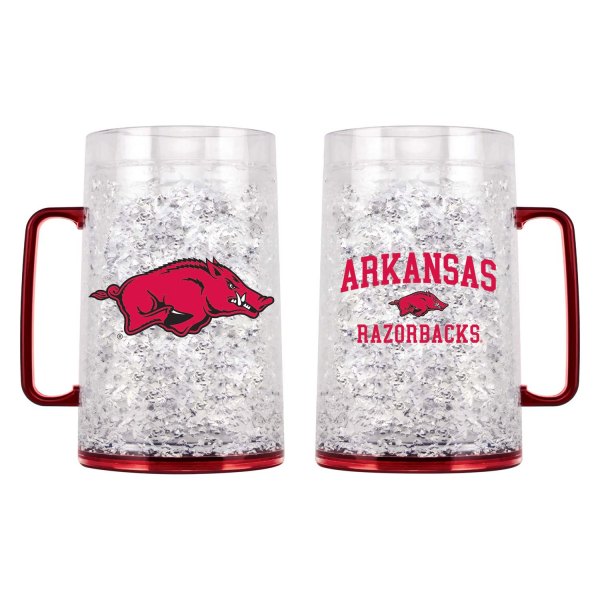Arkansas Razorbacks Crystal Freezer Mug