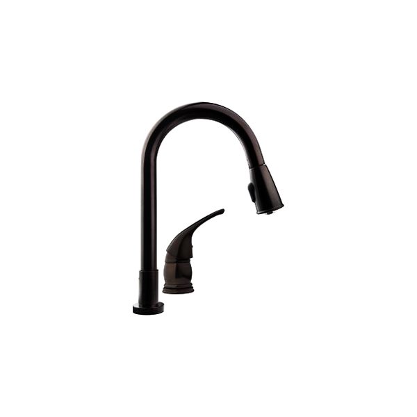 Dura® - Venetian Bronze Brass Kitchen Faucet with Side Lever Handle