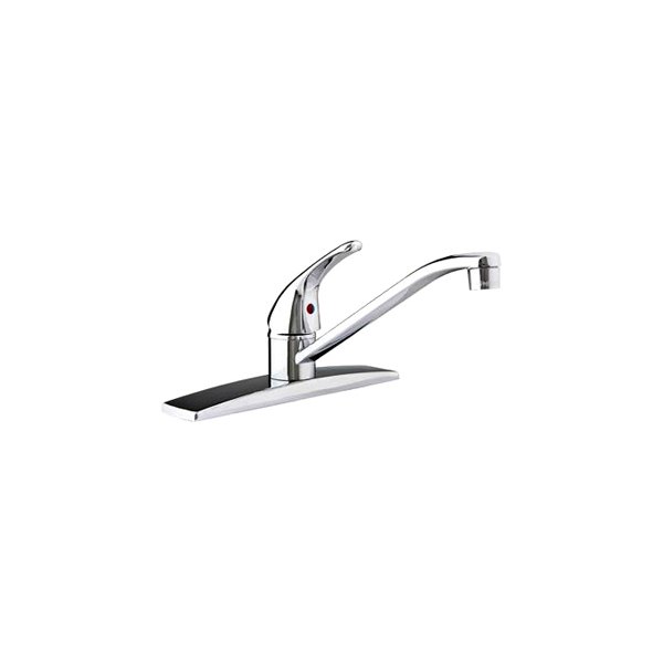 Dura® - Single Lever Chrome Polished Stainless Steel Kitchen Faucet with Lever Handle