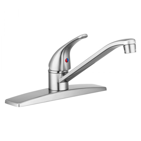 Dura® - Satin Nickel Stainless Steel Kitchen Faucet with Lever Handle