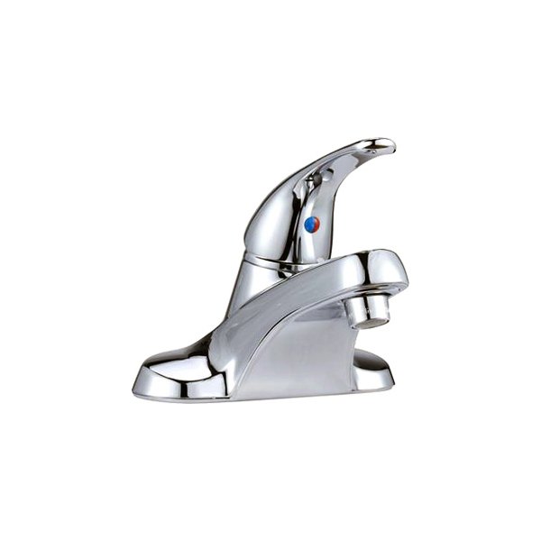 Dura® - Heavy Duty Single Lever Chrome Polished Brass Lavatory Faucet with Solid Lever Handle
