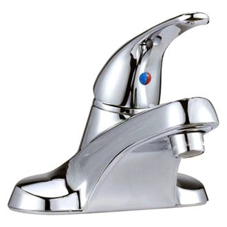 Dura® DF-NML110-CP - Heavy Duty Single Lever Brass Chrome Polished Low-Arc Lavatory Faucet with Solid Lever Handle