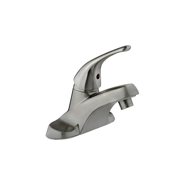 Dura® - Heavy Duty Single Lever Satin Nickel Brass Lavatory Faucet with Solid Lever Handle