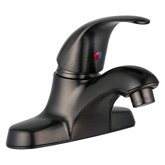 Dura® - Brass Venetian Bronze Low-Arc Lavatory Faucet with Lever Handle