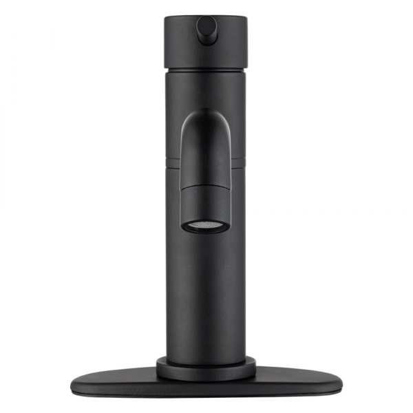 Dura® - Matte Black Lavatory Faucet with Vessel Handle