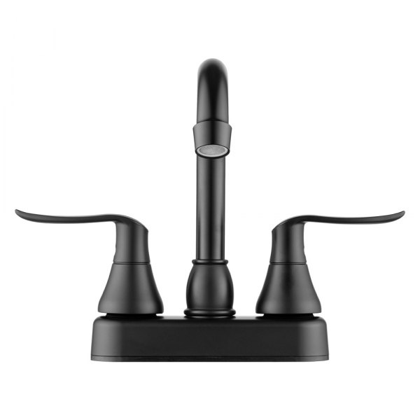 Dura® - Matte Black Brass Bar Faucet with Classical Levers Handles