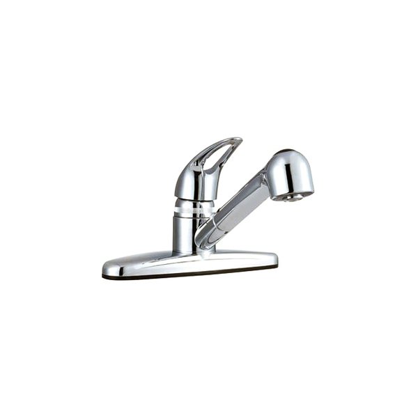 Dura® - Chrome Polished Plastic Kitchen Faucet with Loop Lever Handle