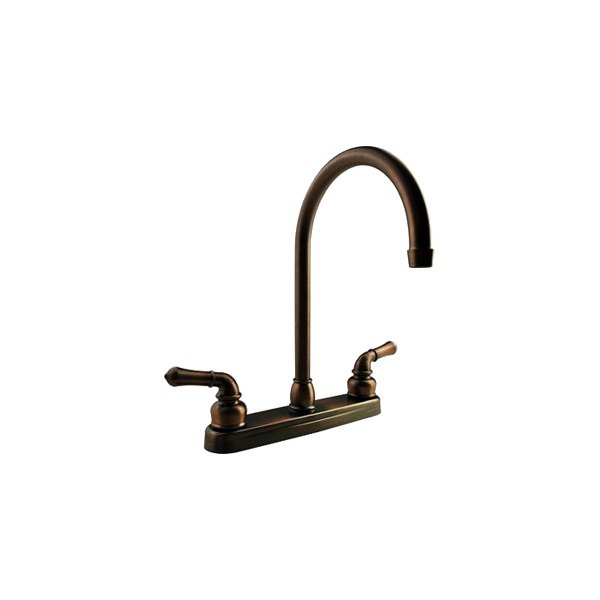 Dura® - Oil Rubber Bronze Brass Kitchen Faucet with Classical Levers Handles