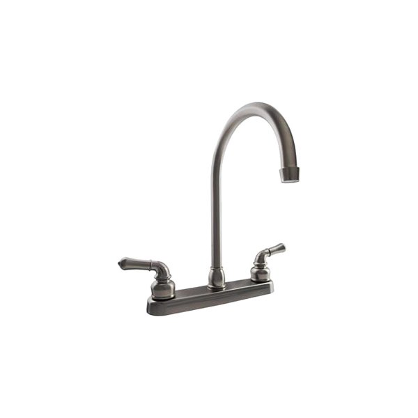 Dura® - Satin Nickel Brass Kitchen Faucet with Classical Levers Handles
