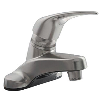 Dura® - Single Lever Plastic Satin Nickel Low-Arc Lavatory Faucet with Lever Handle