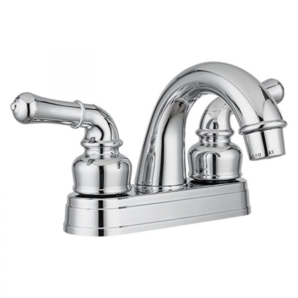 Dura® - Classical Chrome Polished Brass Lavatory Faucet with Levels Handles