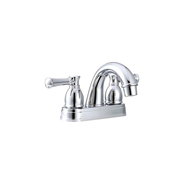Dura® - Designer Chrome Polished Plastic Lavatory Faucet with Bell Levels Handles
