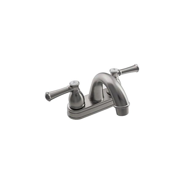Dura® - Designer Satin Nickel Plastic Lavatory Faucet with Bell Levels Handles