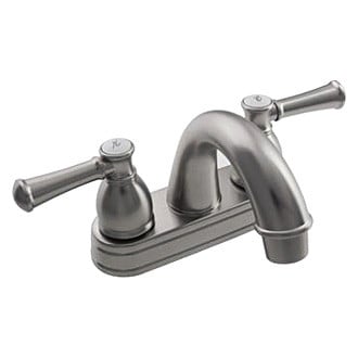 Dura® DF-PL620L-SN - Designer Plastic Satin Nickel Arc Lavatory Faucet with Bell Levels Handles