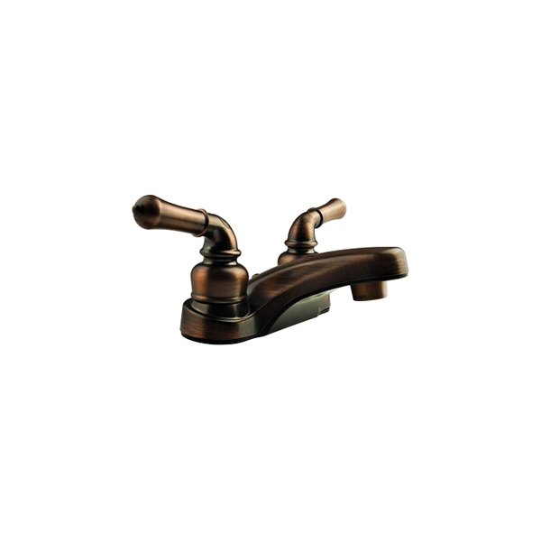Dura® - Classical Oil Rubber Bronze Plastic Lavatory Faucet with Classical Levers Handles