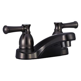 Dura® - Designer Plastic Venetian Bronze Low-Arc Lavatory Faucet with Levers Handles