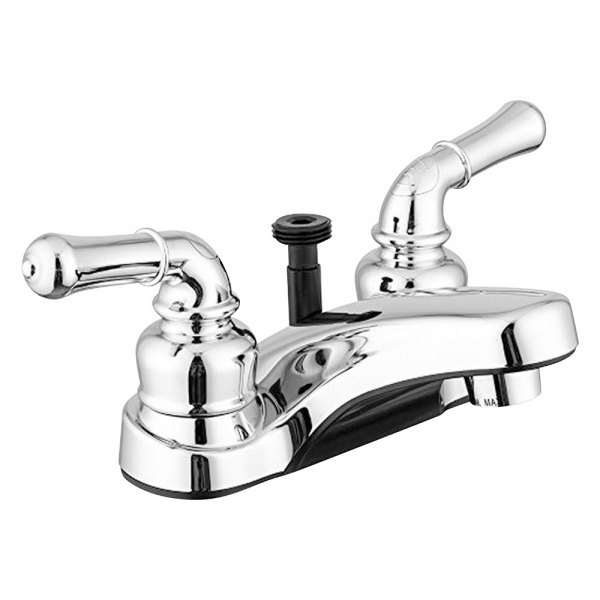 Dura® - Classical Chrome Polished Plastic Tub & Shower Faucet with Levers Handles & Diverter
