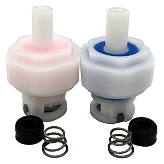 Dura® - Plastic White Hot and Cold Cartridge Kit for Lever Handles