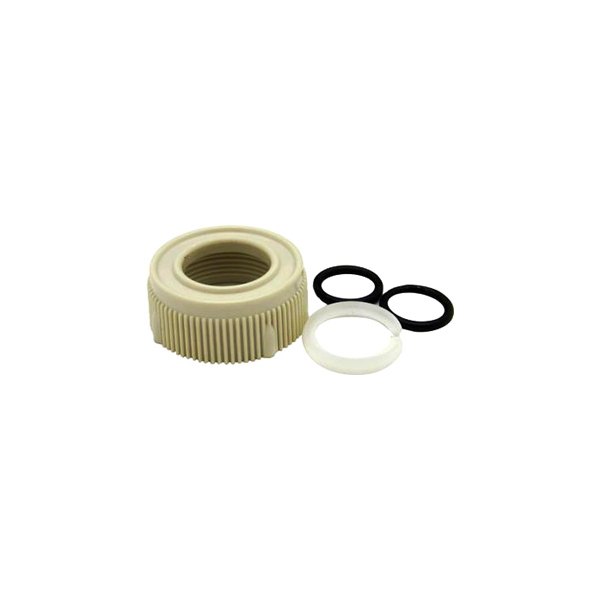 Dura® - Bisque Parchment Plastic Spout Nut and Rings Replacement Kit for High Rise
