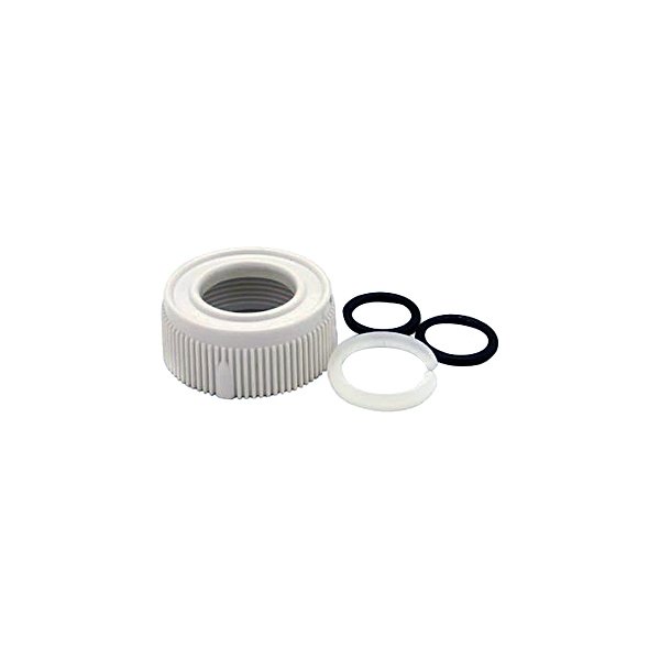 Dura® - White Plastic Spout Nut and Rings Replacement Kit for High Rise